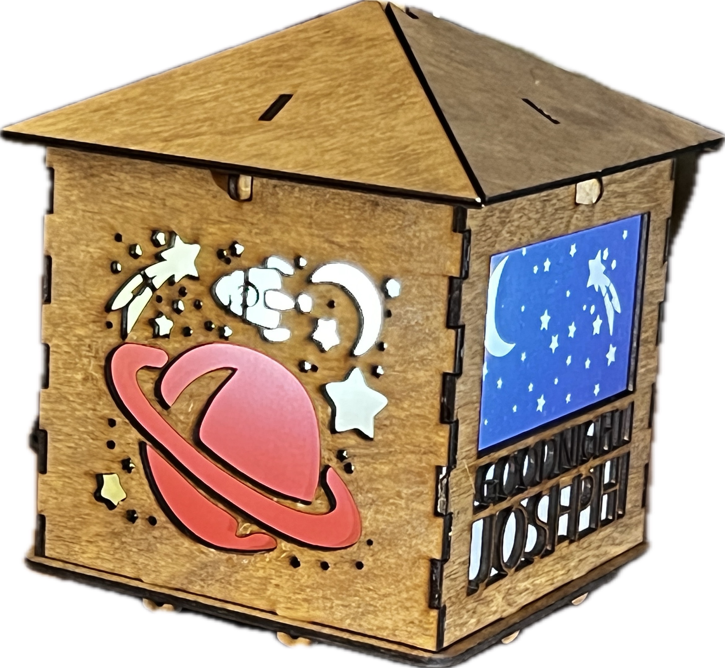 Space Personalized Night Light